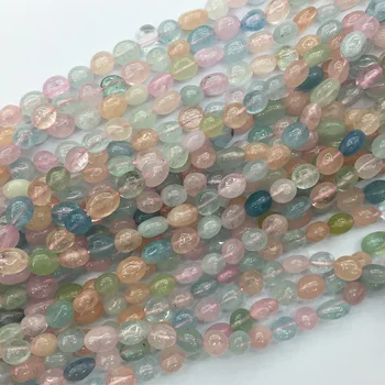 High Quality Natural Clear Blue Green Pink Aquamarine Beryl Morganite Nugget Free Form Fillet Irregular Pebble Beads 05348
High Quality Natural Clear Blue Green Pink Aquamarine Beryl Morganite Nugget Free Form Fillet Irregular Pebble Beads 05348