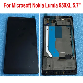 Original Work For Nokia Microsoft Lumia 950 XL 950xl LCD Display Touch Panel Screen Digitizer Assembly with Frame Mobile Sensor
Original Work For Nokia Microsoft Lumia 950 XL 950xl LCD Display Touch Panel Screen Digitizer Assembly with Frame Mobile Sensor