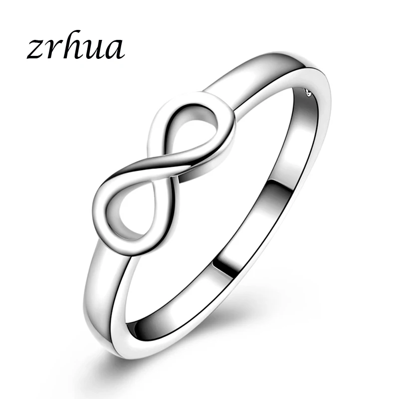 ZRHUA Ladies Sterling Silver Infinity Engagement 925 Rings For Women Simple Finger Ring Anillos Mujer Wholesale Metal Jewelry
ZRHUA Ladies Sterling Silver Infinity Engagement 925 Rings For Women Simple Finger Ring Anillos Mujer Wholesale Metal Jewelry
