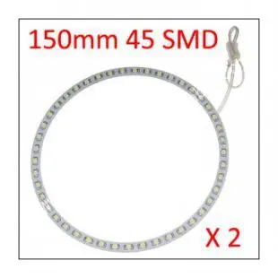 2PCS X White green yellow red blue 150mm 45 LED Angel Eyes Ring Round Car SMD Light Lamp Bulb Headlight
2PCS X White green yellow red blue 150mm 45 LED Angel Eyes Ring Round Car SMD Light Lamp Bulb Headlight