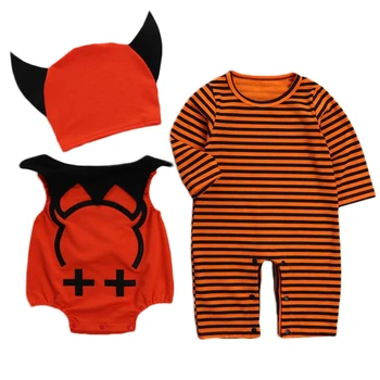Halloween Devil Wings Kids Clothes Long-sleeved Baby Jumpsuits Devil Cap Baby A Sets of Rompers Newborn Baby Boys Girls Costume
Halloween Devil Wings Kids Clothes Long-sleeved Baby Jumpsuits Devil Cap Baby A Sets of Rompers Newborn Baby Boys Girls Costume