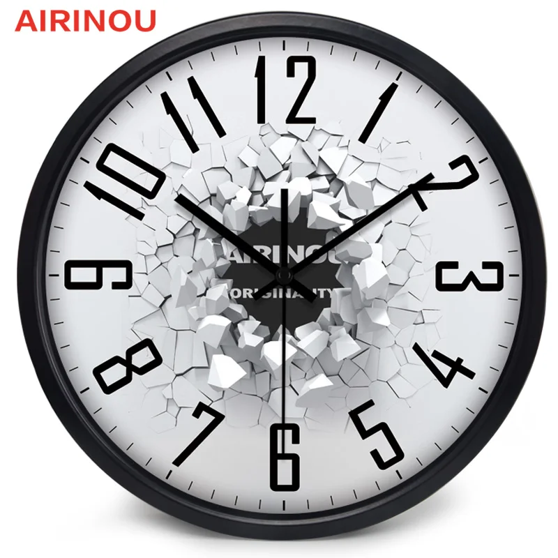 Airinou Creative Cracking Effect Transparent Glass 3D Wall clock, New Homes Gift Circle Metal Sense Of Heavy Material
Airinou Creative Cracking Effect Transparent Glass 3D Wall clock, New Homes Gift Circle Metal Sense Of Heavy Material