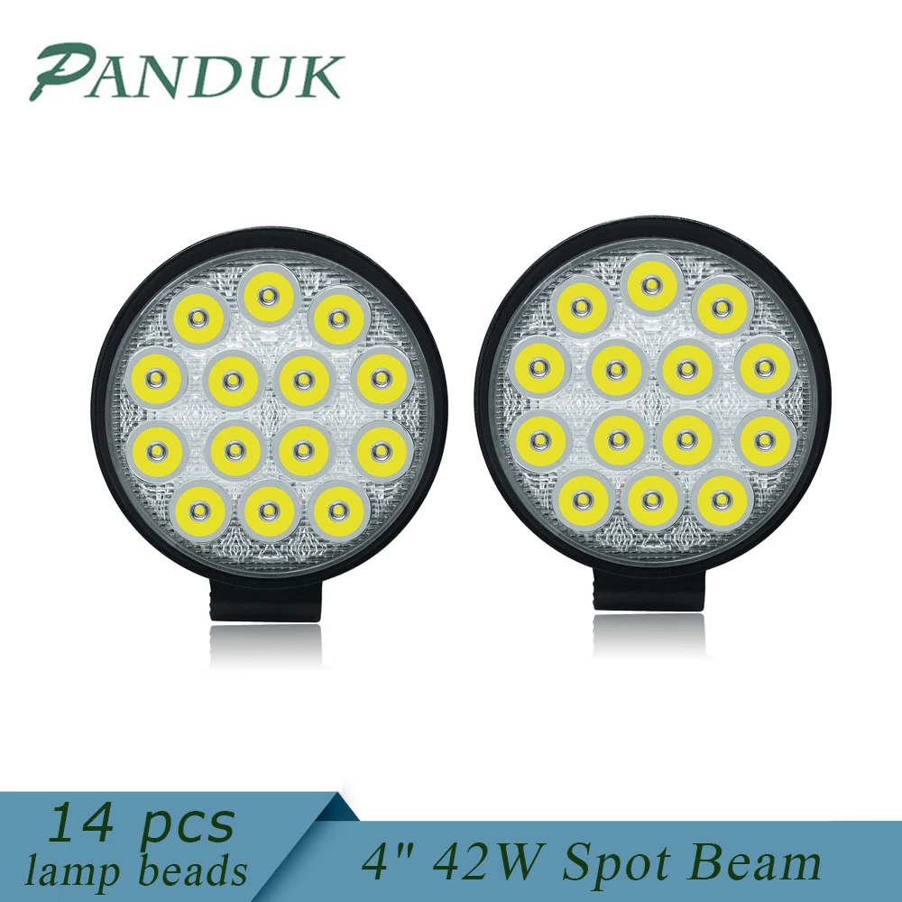 PANDUK 2019 Offroad LED Work Light Bar 27W 42W 4 Inch Spot Beam 12V ATV UAZ SUV 4WD 4x4 Truck Tractor Led Bar Off Road Light
PANDUK 2019 Offroad LED Work Light Bar 27W 42W 4 Inch Spot Beam 12V ATV UAZ SUV 4WD 4x4 Truck Tractor Led Bar Off Road Light