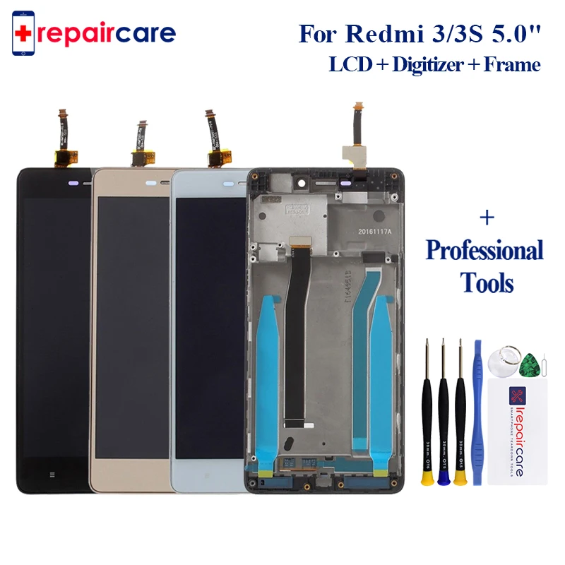 For Xiaomi Redmi 3S LCD Redmi 3 Display Touch Screen Digitizer Assembly With Frame Pantalla Replacement For Xiaomi Redmi 3S LCD
For Xiaomi Redmi 3S LCD Redmi 3 Display Touch Screen Digitizer Assembly With Frame Pantalla Replacement For Xiaomi Redmi 3S LCD