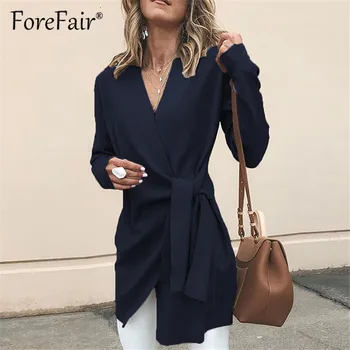 Forefair New Thin Faux Wool Blend Coat Women Long Sleeve V Neck Criss-Cross Wrap Overcoat Casual Slim Long Winter Coats
Forefair New Thin Faux Wool Blend Coat Women Long Sleeve V Neck Criss-Cross Wrap Overcoat Casual Slim Long Winter Coats