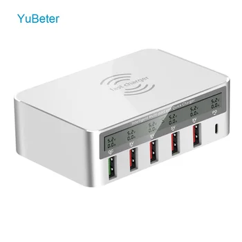 YuBeter Smart USB Charger Quick Charge Support Wireless Charge Power Strip LED Adapter AC100~240V to DC 5V for Phone Tablet MP3
YuBeter Smart USB Charger Quick Charge Support Wireless Charge Power Strip LED Adapter AC100~240V to DC 5V for Phone Tablet MP3