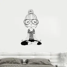 Decals Home-Decor Girl Room Yoga Mural Wall-Stickers Poster-Art Meditation YY104 Zen
