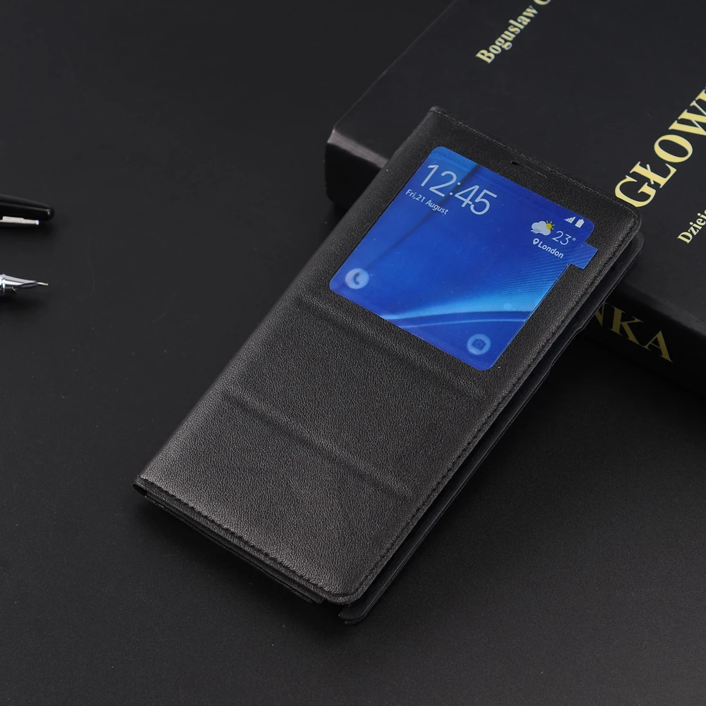 Classic View Window Flip PU Leather Case Cover Smart View with Original Chip for Samsung Galaxy Note 4 Cases i9500
Classic View Window Flip PU Leather Case Cover Smart View with Original Chip for Samsung Galaxy Note 4 Cases i9500