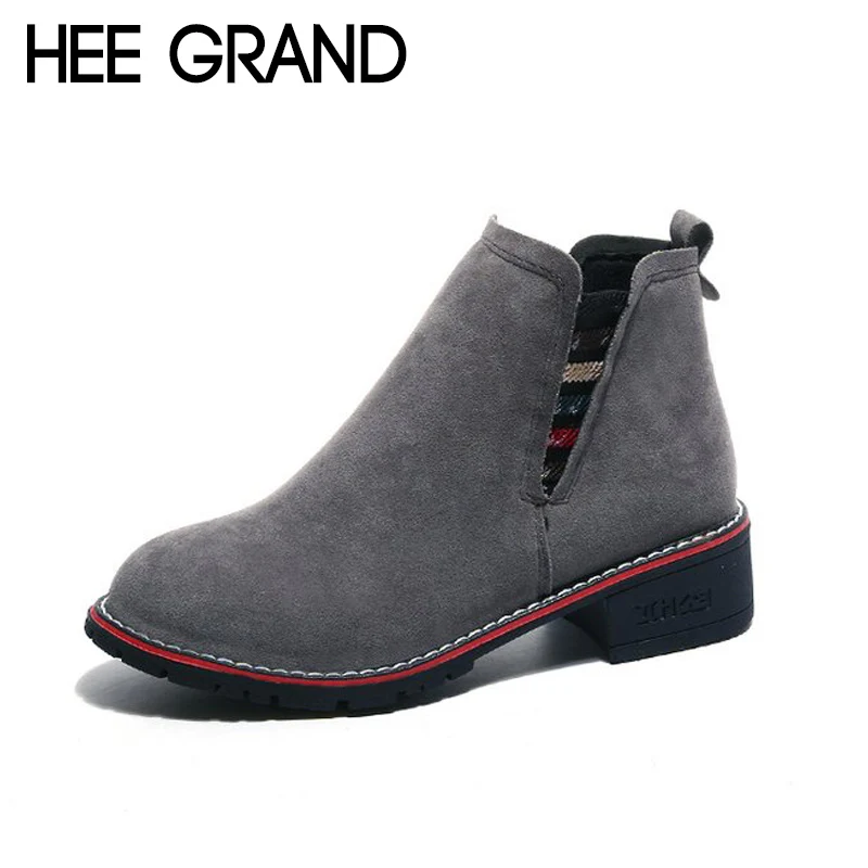 HEE GRAND 2018 New Arrive Women Fashion Solid Boots Slip-on Winter&Spring Shoes Flock Leather Ankle Boots Mujer Shoes XWX6847
HEE GRAND 2018 New Arrive Women Fashion Solid Boots Slip-on Winter&Spring Shoes Flock Leather Ankle Boots Mujer Shoes XWX6847