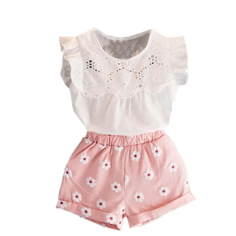 Toddler Kids Baby Girls Outfits Clothes T-shirt Vest Tops+Shorts Pants 2PCS Set 
Toddler Kids Baby Girls Outfits Clothes T-shirt Vest Tops+Shorts Pants 2PCS Set