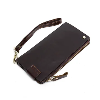 Designer Men Wallets Real Cow Genuine Leather Clutch Long Lanyard Wristlets Purse Zipper Large Capacity Card Cellphone Holder
Designer Men Wallets Real Cow Genuine Leather Clutch Long Lanyard Wristlets Purse Zipper Large Capacity Card Cellphone Holder