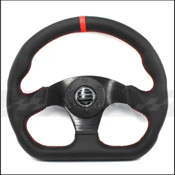 SP car Sport steering wheel racing type High quality universal 13inches 320MM Aluminum bullhide black
SP car Sport steering wheel racing type High quality universal 13inches 320MM Aluminum bullhide black