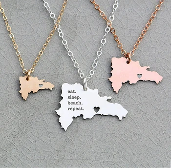 Copper Dominican Republic Necklace Location Custom Country Personalized Gift Accept Drop Shipping YP6095
Copper Dominican Republic Necklace Location Custom Country Personalized Gift Accept Drop Shipping YP6095