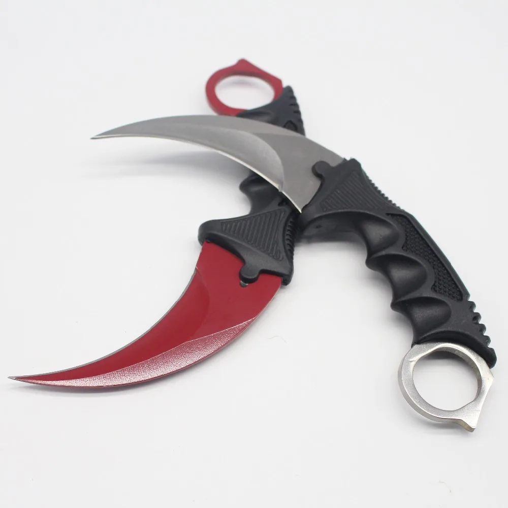 Karambit Couteau CS GO Counter Strike Couteaux de Chasse de Survie Couteau de Camping Outils Herramientas
Karambit Couteau CS GO Counter Strike Couteaux de Chasse de Survie Couteau de Camping Outils Herramientas