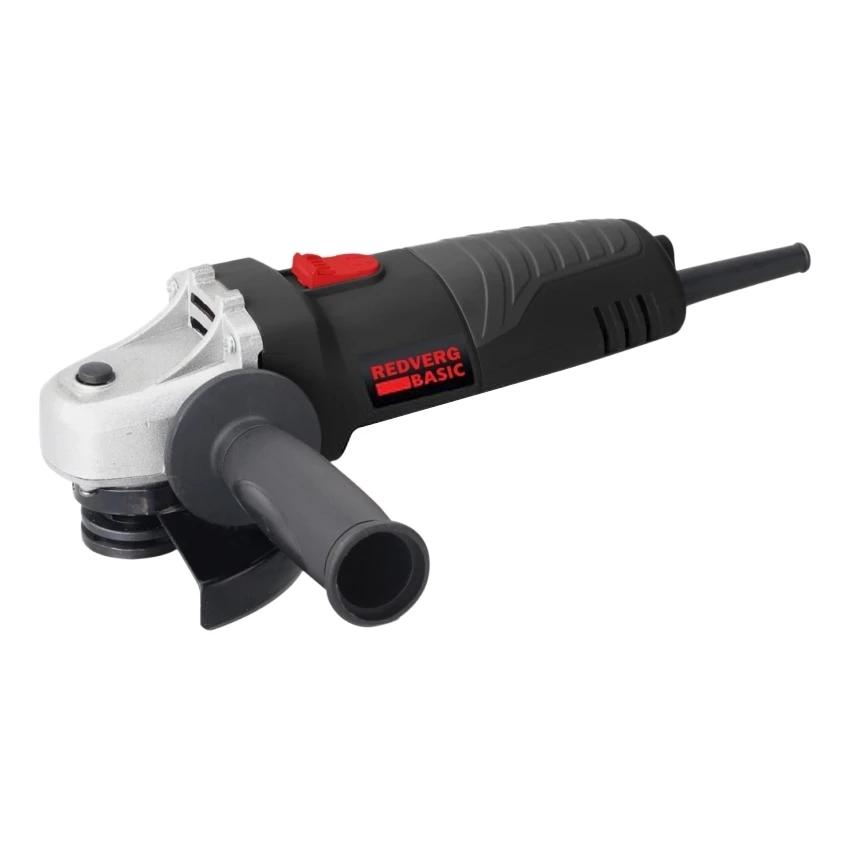 Машина шлифовальная угловая RedVerg Basic AG700-125 (мощность 700Вт, диск 125 мм, частота вращения диска до 11000 об/мин, фиксация шпинделя, блокировка кнопки включения)