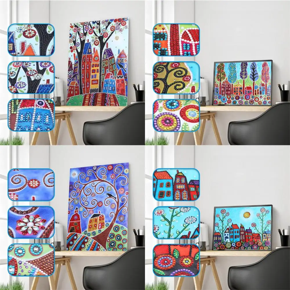 Diamond Painting DIY 5D Cartoon Building Landscape Trees Diamond Embroidery Cross Stitch Wall Sticker Mosaic Craft Decor F3
Diamond Painting DIY 5D Cartoon Building Landscape Trees Diamond Embroidery Cross Stitch Wall Sticker Mosaic Craft Decor F3