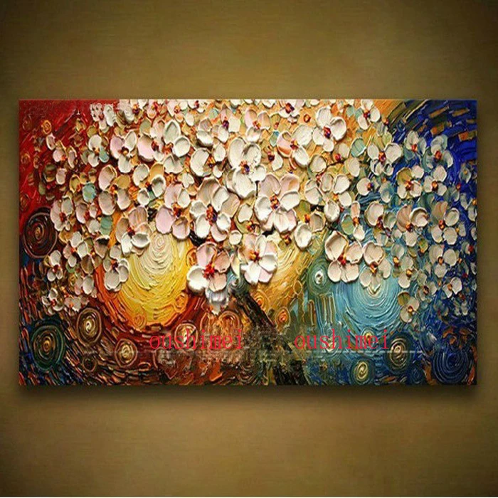 Impressionist Style Hand Painted Oil Painting on Canvas of Flowering Tree under the Sun Apply to Home Decor or send as a gift
Impressionist Style Hand Painted Oil Painting on Canvas of Flowering Tree under the Sun Apply to Home Decor or send as a gift
