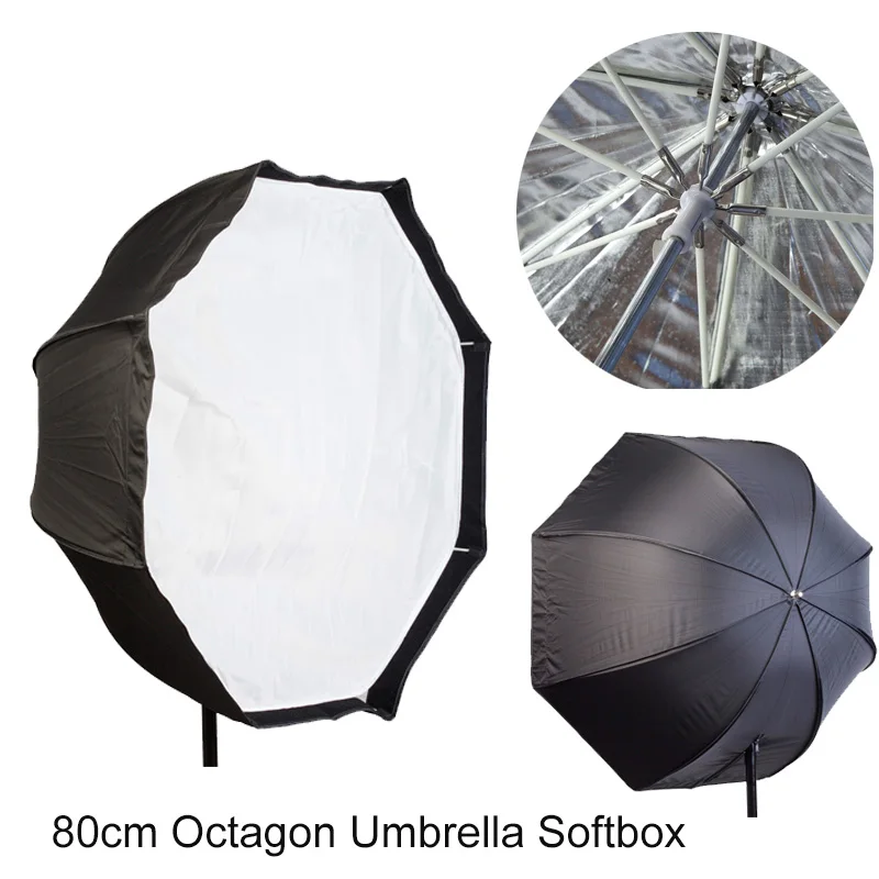 Studio 80cm 31.5" Octagon Umbrella Softbox photo light portable outdoor soft box for On-Camera Speedlite flash Speedlight
Studio 80cm 31.5" Octagon Umbrella Softbox photo light portable outdoor soft box for On-Camera Speedlite flash Speedlight