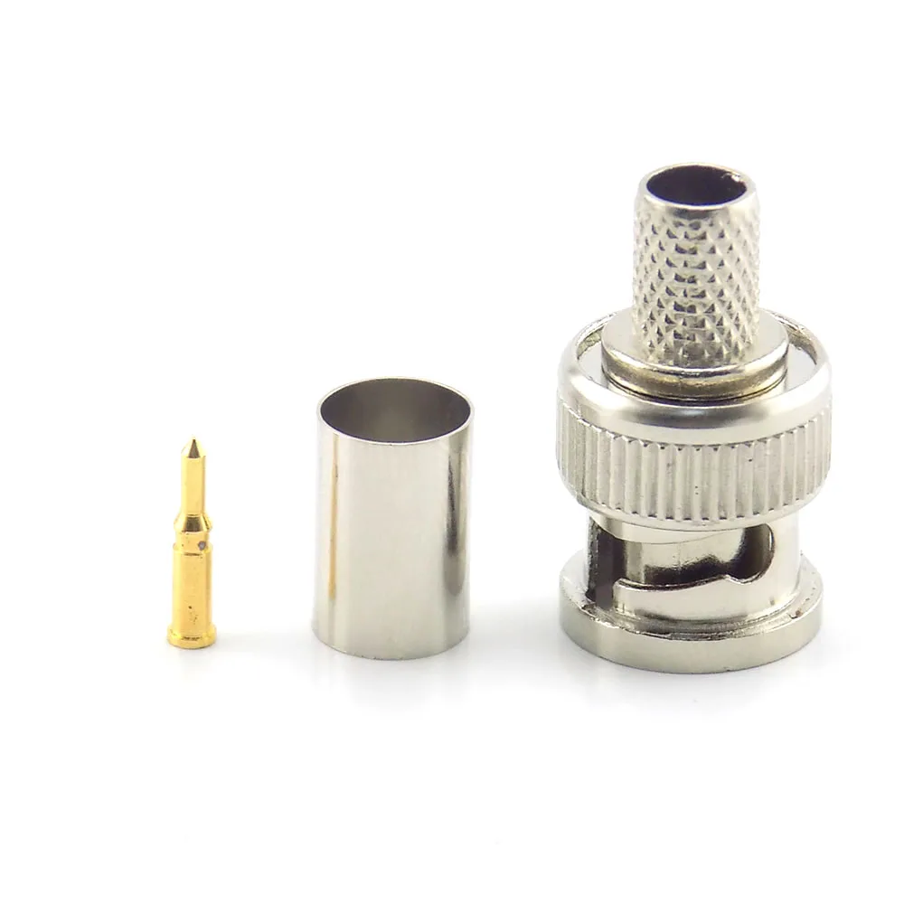 20/50Pcs 3 In 1 Cctv Camera Coupler Crimp Connector Bnc Male Bnc Connector To Coax Rg59 Connector Cable Accessories A7
20/50Pcs 3 In 1 Cctv Camera Coupler Crimp Connector Bnc Male Bnc Connector To Coax Rg59 Connector Cable Accessories A7