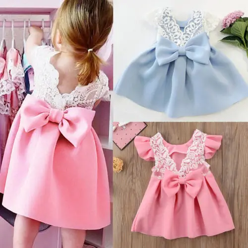 Baby Girls Princess Dress Bow Butterfly Lace Baby Dresses Summer Pageant Kids Grl Ball Gown Dress
Baby Girls Princess Dress Bow Butterfly Lace Baby Dresses Summer Pageant Kids Grl Ball Gown Dress