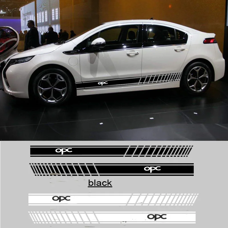 2pcs car side sticker OPC For Opel Zafira Vectra Insignia Regal Lacrosse Astra Corsa Mokka Auto accessories | Автомобили и
