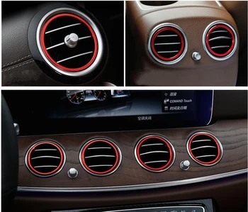 Aluminum Console front Dashbaord Inner Red and blue Air Vent Outlet Ring Cover 8pcs for Mercedes Benz E Class W213 2016 2017
Aluminum Console front Dashbaord Inner Red and blue Air Vent Outlet Ring Cover 8pcs for Mercedes Benz E Class W213 2016 2017