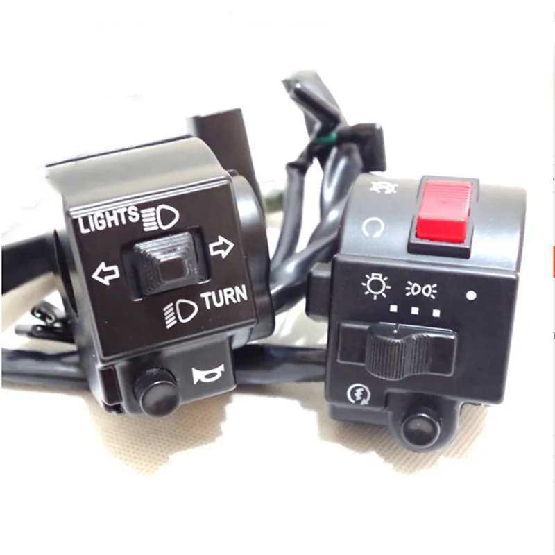 1 Pair Motorcycle Turn Signal Control Switch Motorbike Horn Switch Electrical Accessories Moto Switch for SuZuki GS125 GN125
1 Pair Motorcycle Turn Signal Control Switch Motorbike Horn Switch Electrical Accessories Moto Switch for SuZuki GS125 GN125