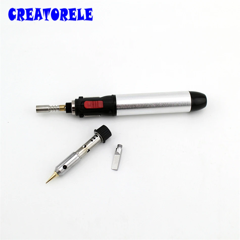 High quality portable Heat Gun Flame Butane Gas Soldering Iron Pen Touch Welding Tool Gas Touch Soldering Gas gun
High quality portable Heat Gun Flame Butane Gas Soldering Iron Pen Touch Welding Tool Gas Touch Soldering Gas gun