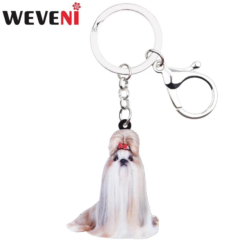 WEVENI Acrylic Anime Chinese Shih Tzu Dog Key Chains Novelty Keychain Jewelry For Women Girl Female Holder Charms 218 Gift
WEVENI Acrylic Anime Chinese Shih Tzu Dog Key Chains Novelty Keychain Jewelry For Women Girl Female Holder Charms 218 Gift