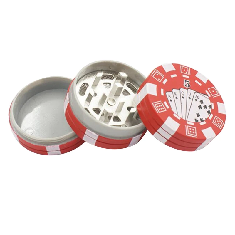 3 Layers Poker Chip Style Herb Herbal Tobacco Grinder Weed Grinders Smoking Pipe Accessories Gadget
3 Layers Poker Chip Style Herb Herbal Tobacco Grinder Weed Grinders Smoking Pipe Accessories Gadget