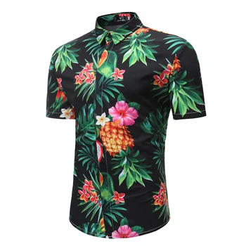 Men Shirt 2019 New Hawaiian Short Sleeve Printed Men'S Shirts Camisa Masculina Brand Summer Male Vacation Casual Flower Shirt 3X
Men Shirt 2019 New Hawaiian Short Sleeve Printed Men'S Shirts Camisa Masculina Brand Summer Male Vacation Casual Flower Shirt 3X