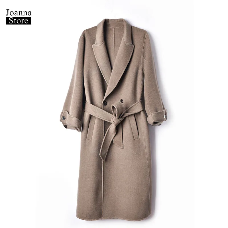 Wool winter coat women high quality cashmere coats vintage elegant office ladies autumn long plus size woolen manual new outwear
Wool winter coat women high quality cashmere coats vintage elegant office ladies autumn long plus size woolen manual new outwear