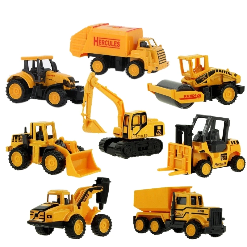 Children'S Toy Mini Set Alloy Engineering Vehicle Excavator Sliding Alloy Car Model Alloy Engineering Vehicle Model 8Pcs
Children'S Toy Mini Set Alloy Engineering Vehicle Excavator Sliding Alloy Car Model Alloy Engineering Vehicle Model 8Pcs