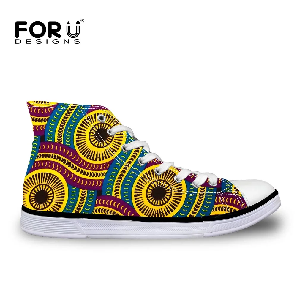 FORUDESIGNS African Printed Women Vulcanized Shoes 2018 High Canvas Shoes Lace-up Slip-on Breathable Flat Casual Ladies Sneakers
FORUDESIGNS African Printed Women Vulcanized Shoes 2018 High Canvas Shoes Lace-up Slip-on Breathable Flat Casual Ladies Sneakers