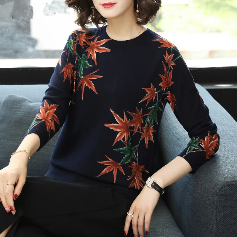 2019 Autumn Loose Sweater Geometric Print Sweater Block O Neck Women Pullover Knitwear Jerseys and Sweaters Long Sleeve Knitted
2019 Autumn Loose Sweater Geometric Print Sweater Block O Neck Women Pullover Knitwear Jerseys and Sweaters Long Sleeve Knitted