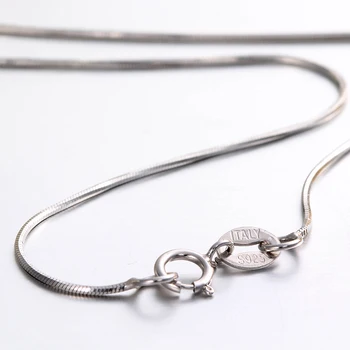 35cm-80cm 0.75mm Thin Slim Real 925 Sterling Silver Octagon Snake Chains Long Necklace Women Kids Girls Jewelry Kolye Colier
35cm-80cm 0.75mm Thin Slim Real 925 Sterling Silver Octagon Snake Chains Long Necklace Women Kids Girls Jewelry Kolye Colier