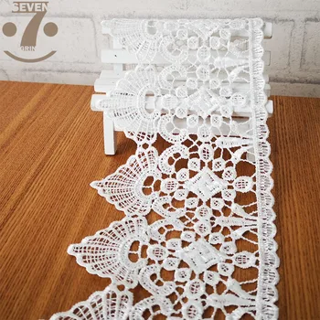 Free Shipping 1 Lot/15Yards 9cm White Color Polyester Embroidered Lace Border For DIY Crafts Sewing Accessories For Home Textile
Free Shipping 1 Lot/15Yards 9cm White Color Polyester Embroidered Lace Border For DIY Crafts Sewing Accessories For Home Textile