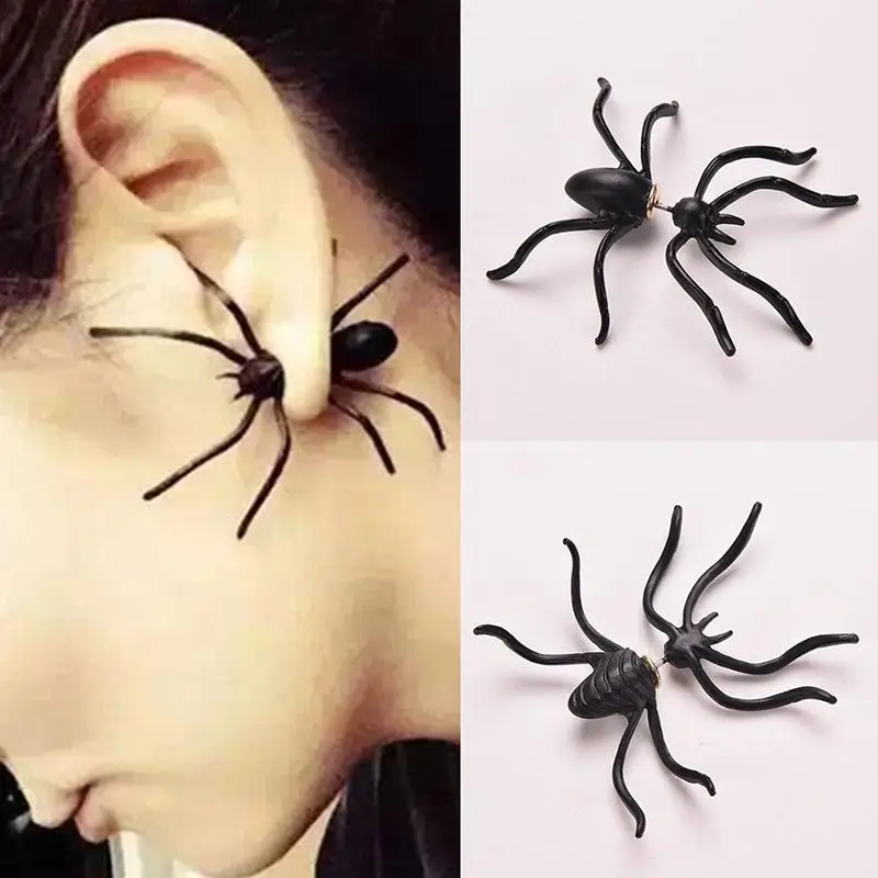 Punk Style 1Pcs Hot Exaggeration Halloween Black Spider Charm Ear Stud Earrings For Women Statement Jewelry
Punk Style 1Pcs Hot Exaggeration Halloween Black Spider Charm Ear Stud Earrings For Women Statement Jewelry