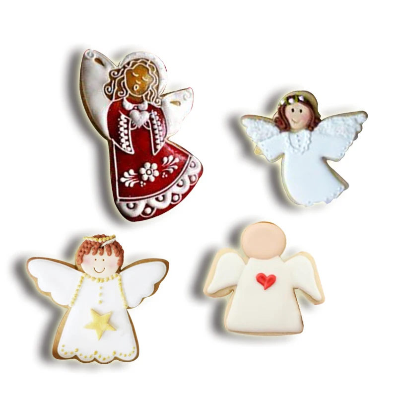 4pcs/set angel christmas Suit Card Packaging Stainless Steel Cookies Cutter Mold Cake Rice Molded
4pcs/set angel christmas Suit Card Packaging Stainless Steel Cookies Cutter Mold Cake Rice Molded