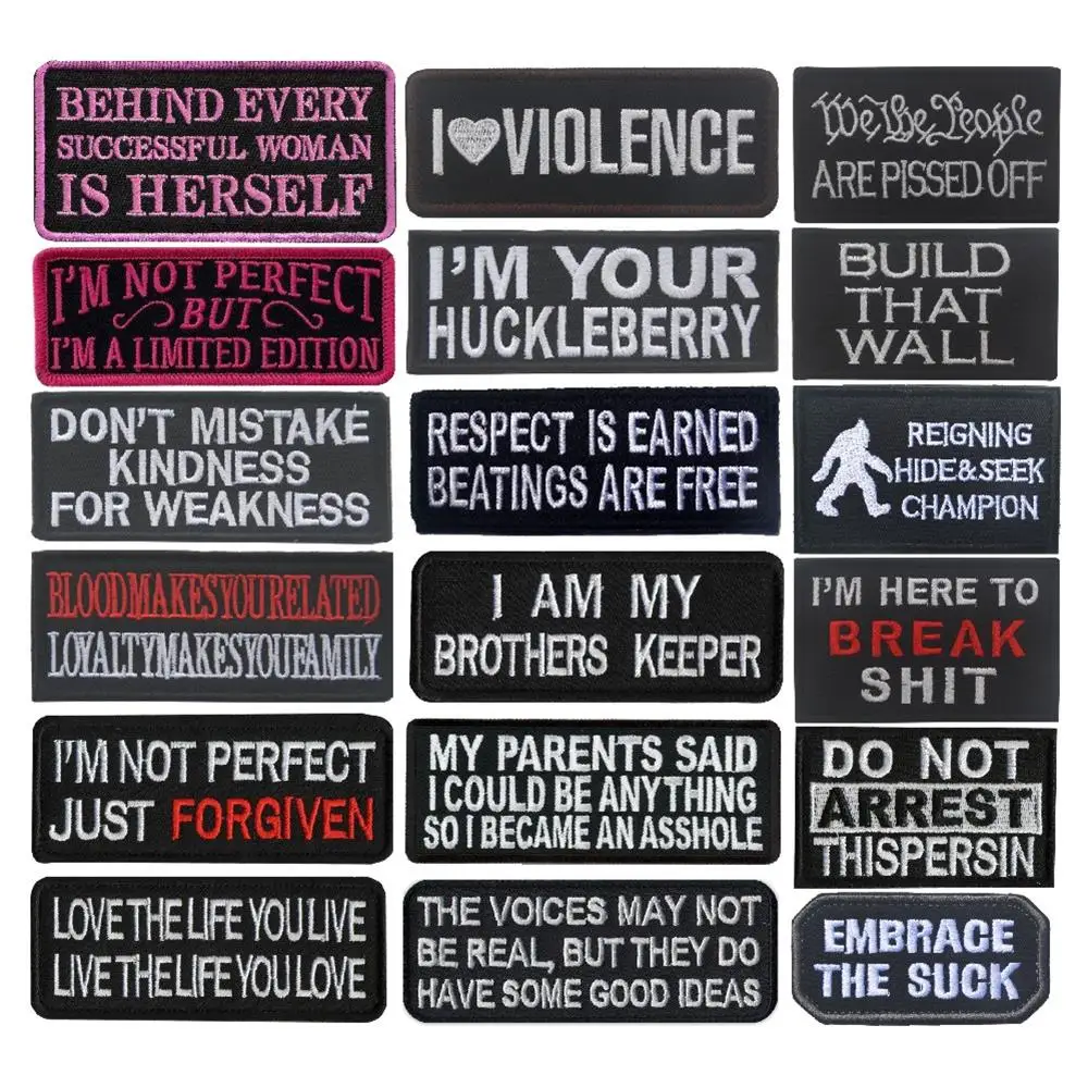 Skull Embrodiery Patch Tactical Pink Heart Morale Funny Military Slogan Sticker Decal Army Operator Patches with Hook and Loop
Skull Embrodiery Patch Tactical Pink Heart Morale Funny Military Slogan Sticker Decal Army Operator Patches with Hook and Loop