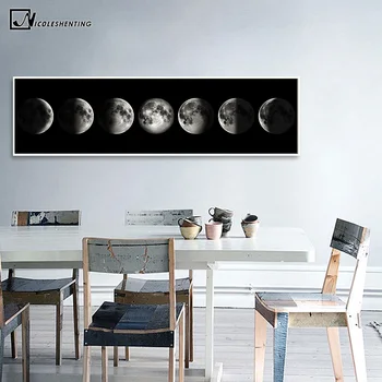 Eclipse of The Moon Canvas Poster Minimalist Art Painting Universe Wall Picture Long Banner Print Living Room Bedroom Decoration
Eclipse of The Moon Canvas Poster Minimalist Art Painting Universe Wall Picture Long Banner Print Living Room Bedroom Decoration