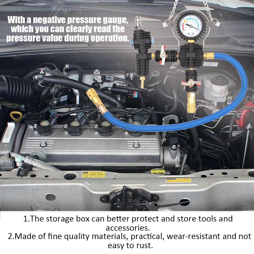 Auto Car Radiator Cooling Antifreeze Replacement Tool Kit Vacuum Pump Coolant System Antifreeze Injector Auto Repair Tool
Auto Car Radiator Cooling Antifreeze Replacement Tool Kit Vacuum Pump Coolant System Antifreeze Injector Auto Repair Tool