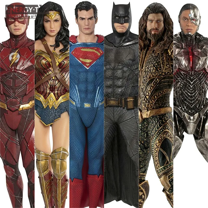 Cartoon Super Hero Justice League Superman BatMan The Flash Wonder Woman Cyborg Aquaman PVC action figure doll model toy
Cartoon Super Hero Justice League Superman BatMan The Flash Wonder Woman Cyborg Aquaman PVC action figure doll model toy