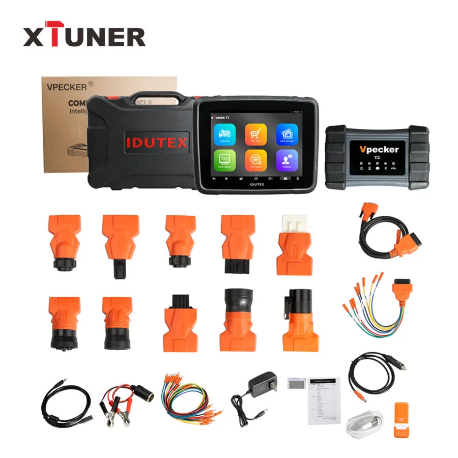 XTUNER T2 Diagnostic Tool for Heavy Duty Truck and Commercial Vehicles More Powerful than Xtuner T1
XTUNER T2 Diagnostic Tool for Heavy Duty Truck and Commercial Vehicles More Powerful than Xtuner T1