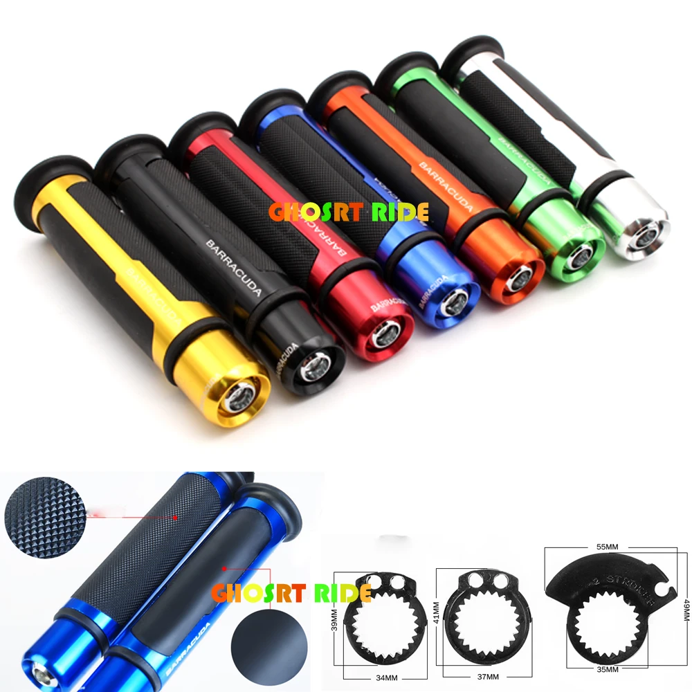 BARRACUDA 7/8'' Motorcycle Handle bar CAPS Handlebar Grips CNC 22MM Universal FOR HONDA CBR900 CBR919/929 CBR1100XX CBR1000RR
BARRACUDA 7/8'' Motorcycle Handle bar CAPS Handlebar Grips CNC 22MM Universal FOR HONDA CBR900 CBR919/929 CBR1100XX CBR1000RR