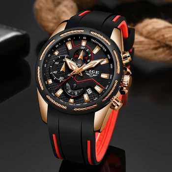 LIGE New Mens Watches Top Luxury Brand Men Unique Sports Watch Men's Quartz Date Clock Waterproof Wrist Watch Relogio Masculino
LIGE New Mens Watches Top Luxury Brand Men Unique Sports Watch Men's Quartz Date Clock Waterproof Wrist Watch Relogio Masculino