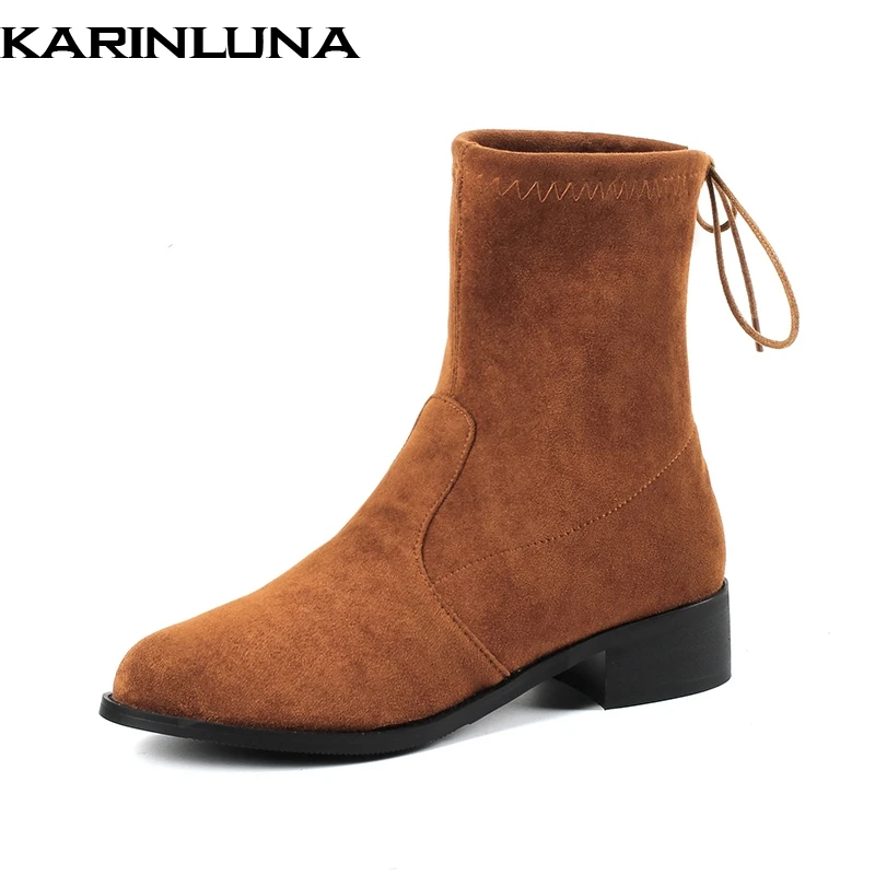 KARINLUNA NEW ARRIVALS LARGE SIZE 44 BRAND WOMEN BOOTS SHOES LEISURE AUTUMN WINTER ADD FUR SLIP ON ELASTIC WOMAN SHOES BOOTS
KARINLUNA NEW ARRIVALS LARGE SIZE 44 BRAND WOMEN BOOTS SHOES LEISURE AUTUMN WINTER ADD FUR SLIP ON ELASTIC WOMAN SHOES BOOTS