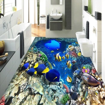 Custom 3D Mediterranean Shoal Fish Floor wallpaper for walls 3 d Waterproof For Bathroom 3D Wall Papers For Kids Wall Coverings
Custom 3D Mediterranean Shoal Fish Floor wallpaper for walls 3 d Waterproof For Bathroom 3D Wall Papers For Kids Wall Coverings