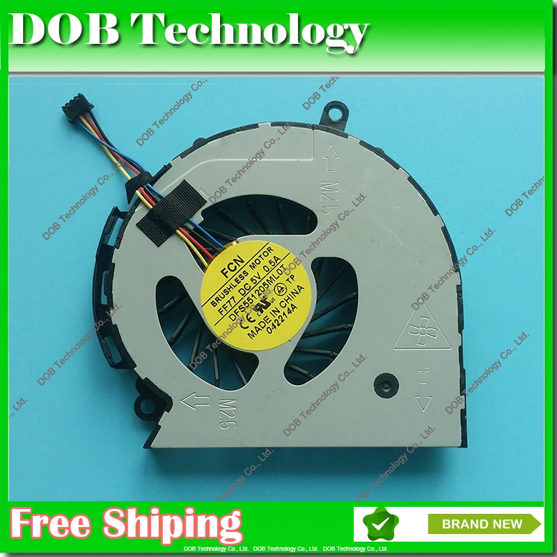 

fan for HP 14 15 14-D 15-D 240 g2 250 g2 cpu cooling fan 747242-001 747241-001 747266-001 NFB75B05H-002 DFS551205ML0T FF77