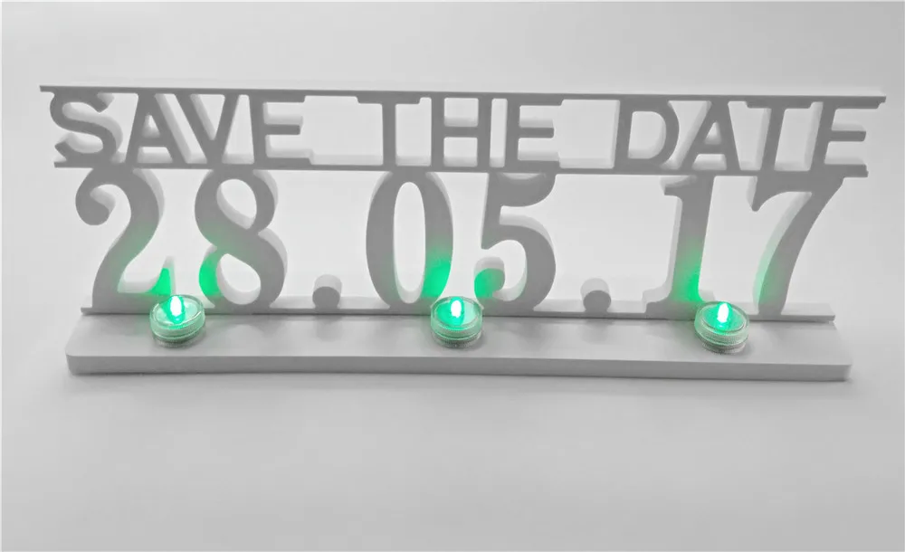 15x45cm LED Luminous Artificial wood wooden letter white "save date" of birthday party gift used for home wedding decoration
15x45cm LED Luminous Artificial wood wooden letter white "save date" of birthday party gift used for home wedding decoration